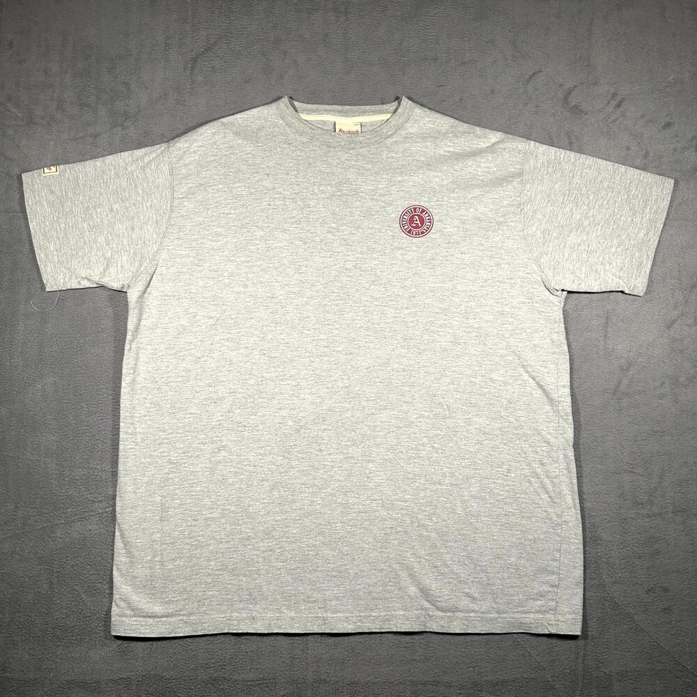 Houndstooth T-Shirt Mens XL Heather Gray University of Arkansas Razorbacks NCAA